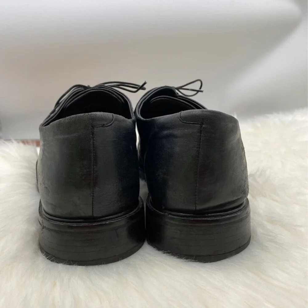 Cole Haan Shoes Mens Sz 11 Black Leather Derby Shoes Square Toe C05511 Nike Air
